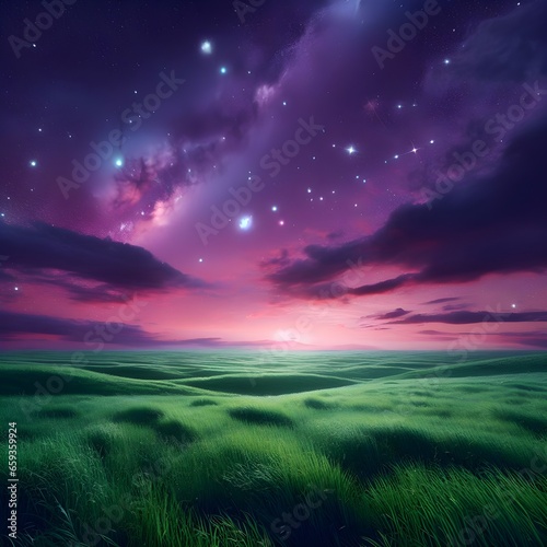 A Dreamy Night in the Purple photo