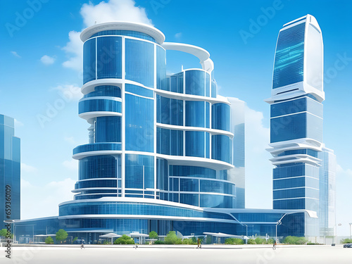 modern office building