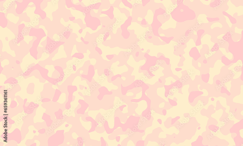 Pastel camouflage background.Girly military camo pattern texture.