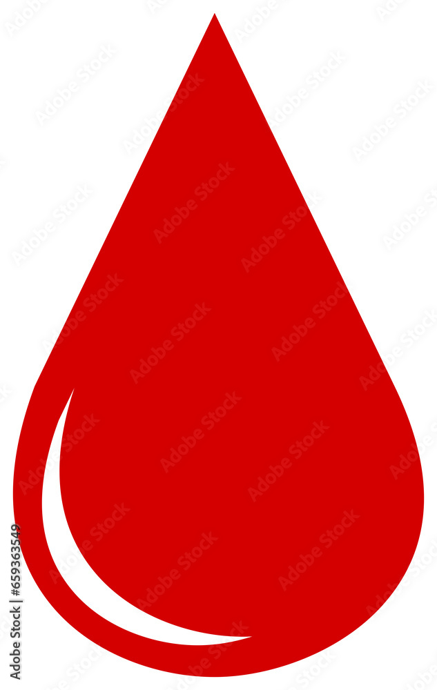 Obraz premium Blood drop icon. Medical sign.