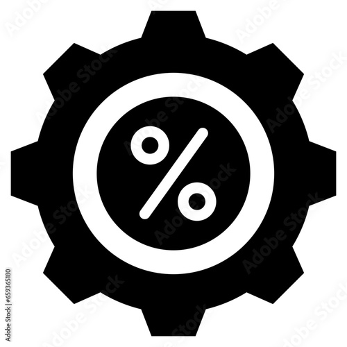 Percentage Glyph Icon