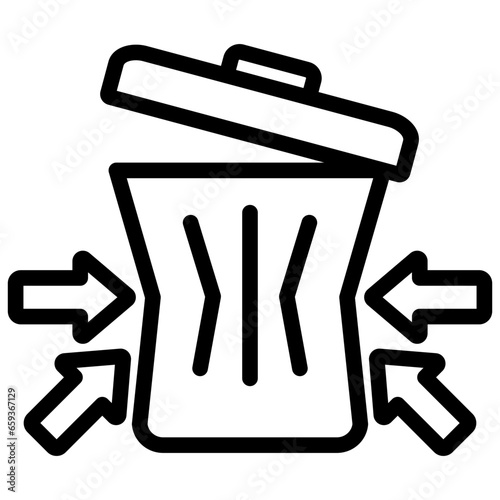 Waste Outline Icon