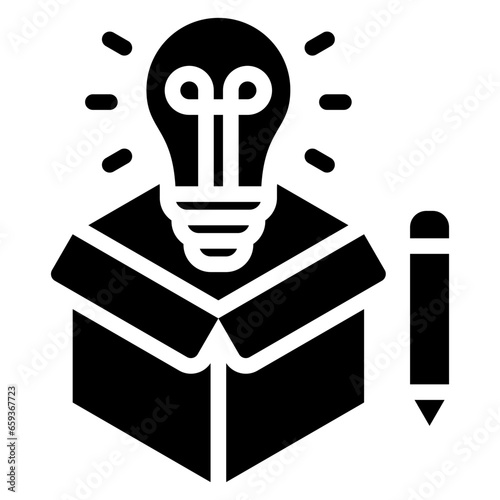 Product Redesign Glyph Icon