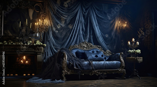 Skulls in a Haunted Boudoir