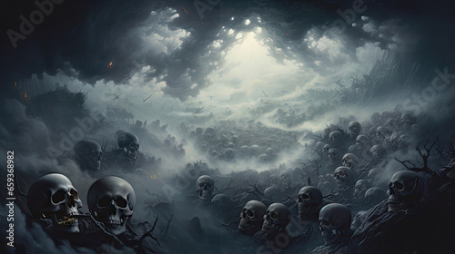 Skulls in a Sea of Fog