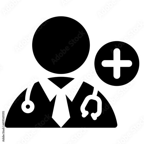 Practitioner Glyph Icon