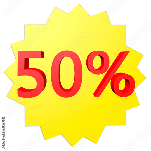 50% OFF Super Discount 50% Discount fifty percent promotion