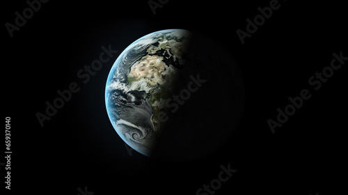 photo of earth from space Generative AI © Quentin