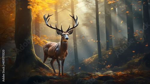 deer in the forest © Irene
