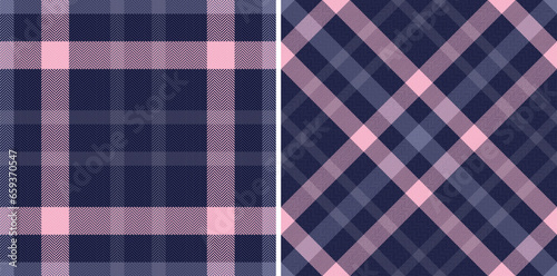 Vector seamless fabric of plaid background tartan with a pattern texture textile check.