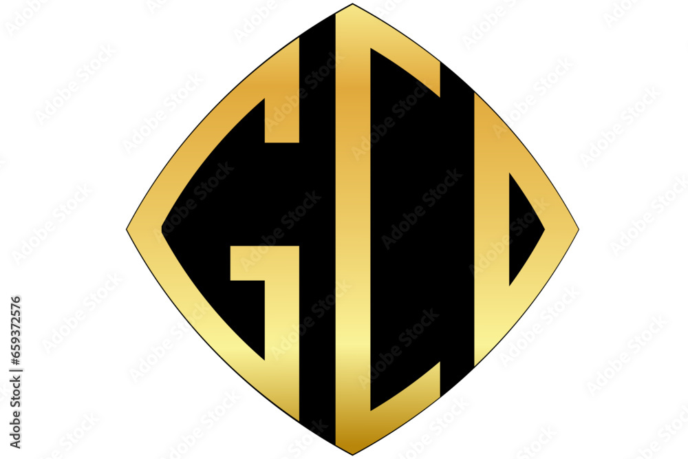 GCD,CD, DC, GC, logos. Abstract initial monogram letter alphabet logo design GCD,CD, DC, GC, logos. Abstract initial monogram letter alphabet logo design