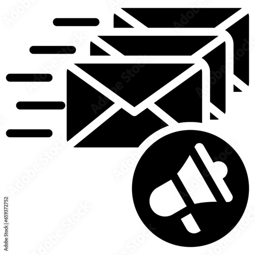 Spam Glyph Icon