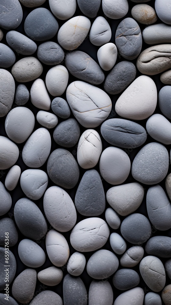 gray stone pebbles edge to edge background. gray stone pebbles edge to edge background.