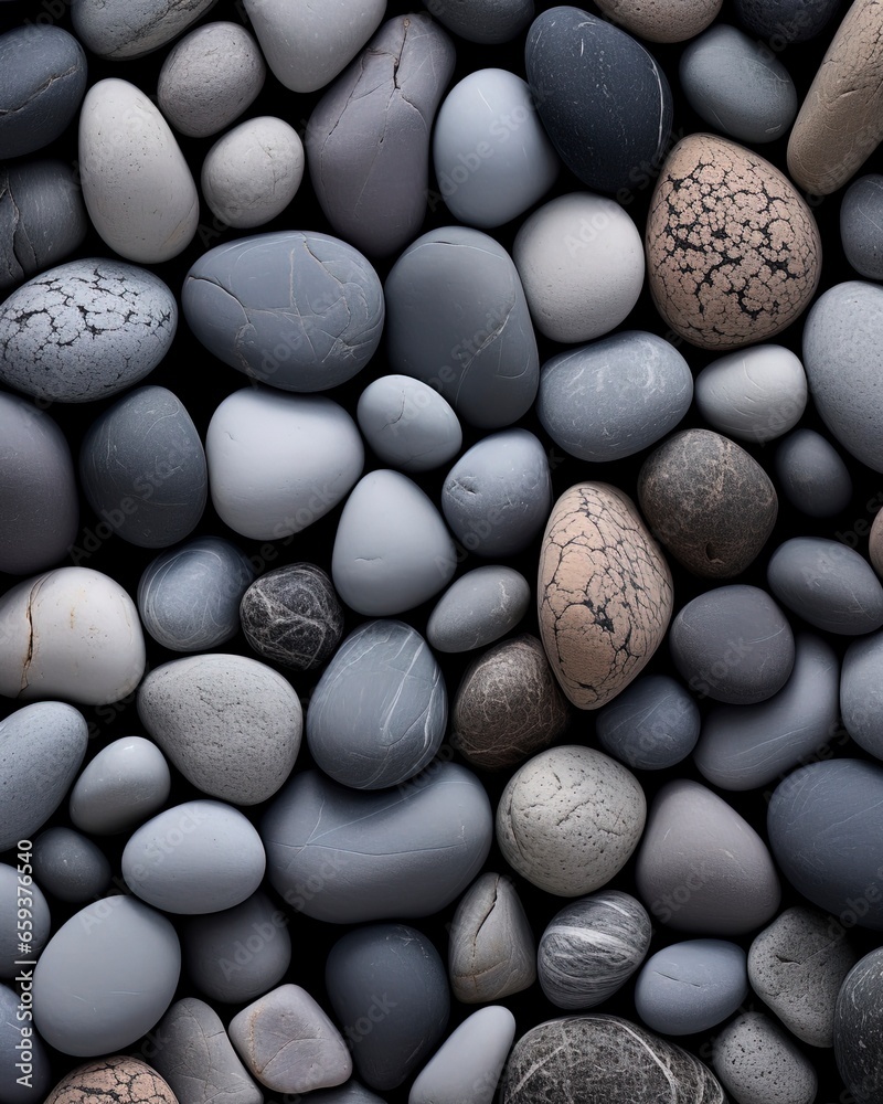 gray stone pebbles edge to edge background. gray stone pebbles edge to edge background.