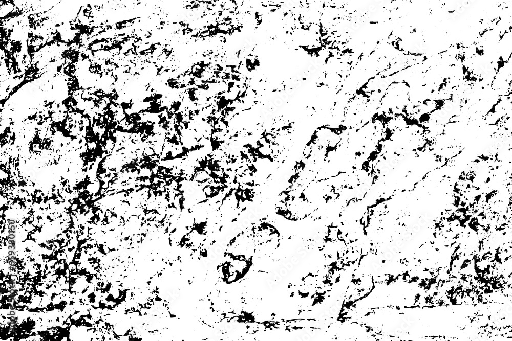Vector grunge texture scratches on concrete road background.