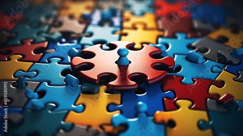 Jigsaw Puzzles, unity and teamwork