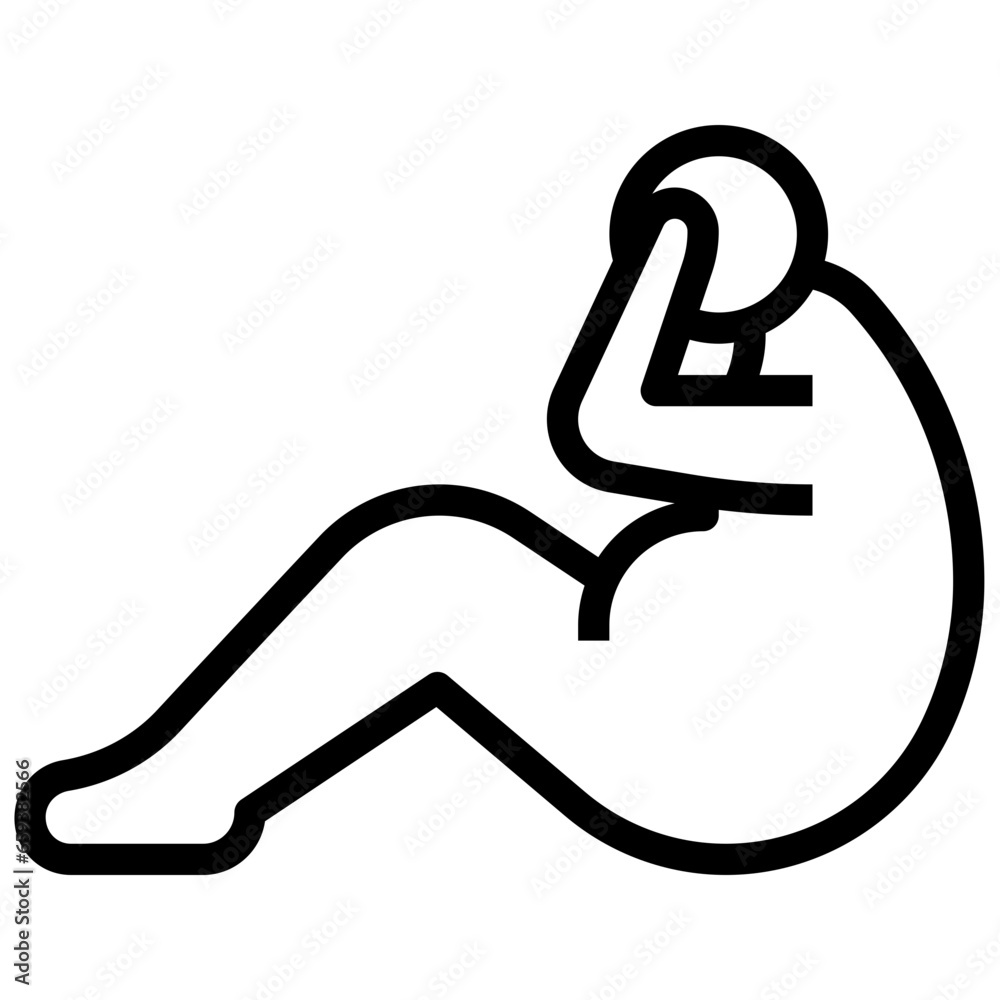 sit up filled outline icon,linear,outline,graphic,illustration sit up filled outline icon,linear,outline,graphic,illustration