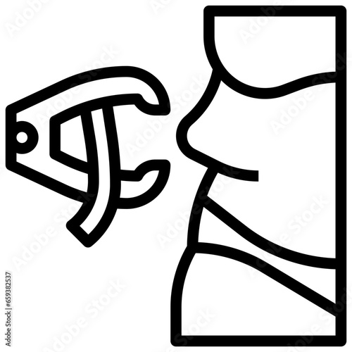 belly filled outline icon,linear,outline,graphic,illustration
