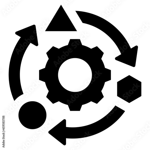 Adapt Glyph Icon