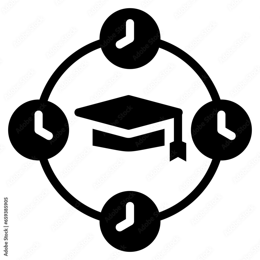 Fotografia Full Time Glyph Icon