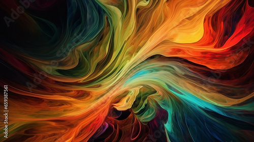Colorful Abstract Graphic Background   AI Generate