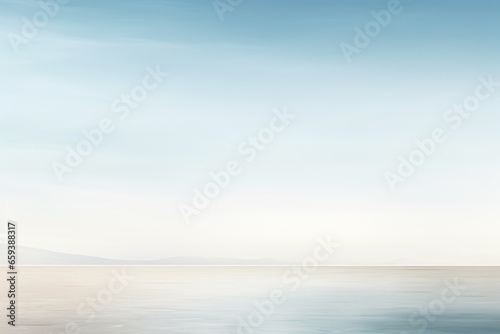 Obraz na płótnie Tranquil seascape with a panoramic view of the bright sunset over the coastline. w salonie