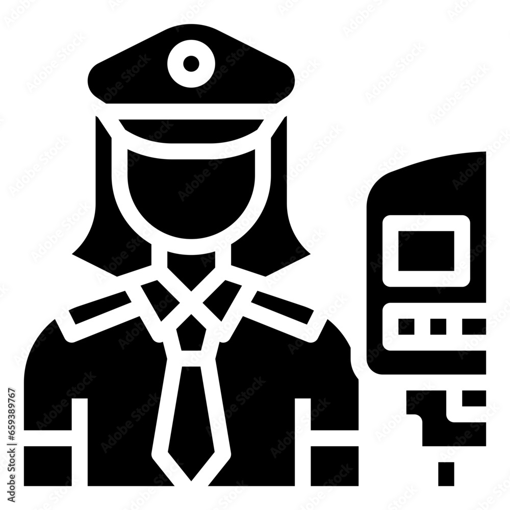 OFFICER filled outline icon,linear,outline,graphic,illustration OFFICER filled outline icon,linear,outline,graphic,illustration