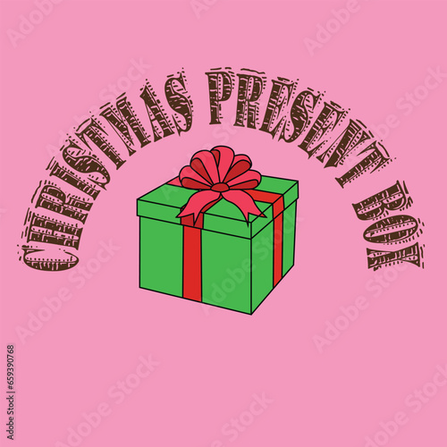 Christ mas present box design.