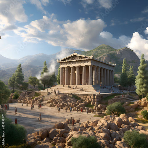 temple of apollo in delphi