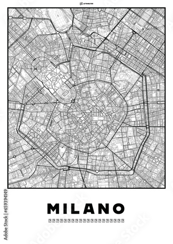 Milano City Map