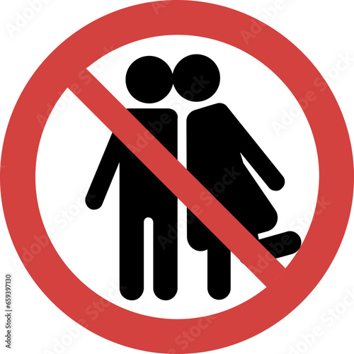 Kissing not allowed