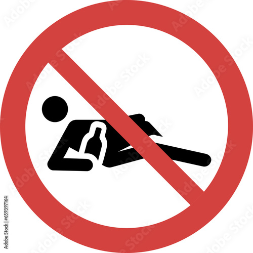drinking not allowed