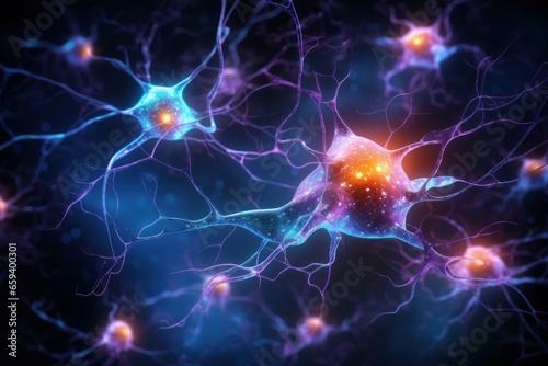 Neural network with neuron connections