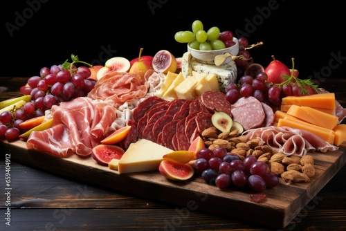 cutting food on a board, snacks