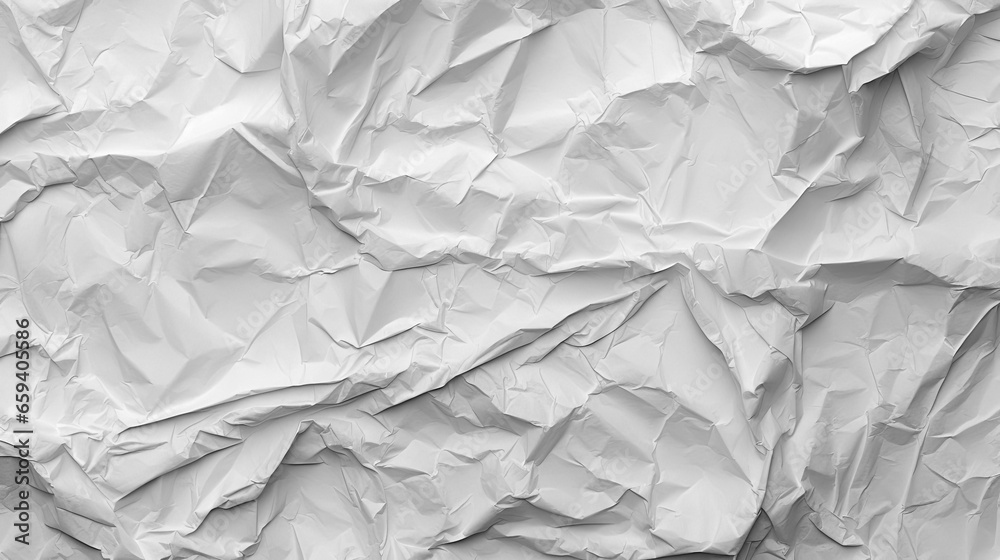Obraz premium Unveiling White Paper's Wrinkled Beauty A Textured Journey