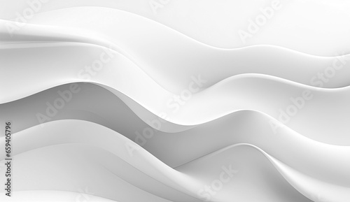 Futuristic Fluidity White Paper Waves, an Ode to Futuri Aesthetics © Blinix Solutions