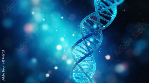 DNA double helix model background