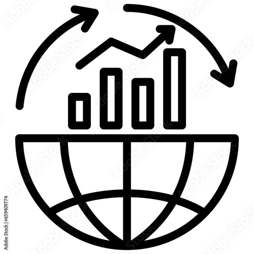Globalization Outline Icon