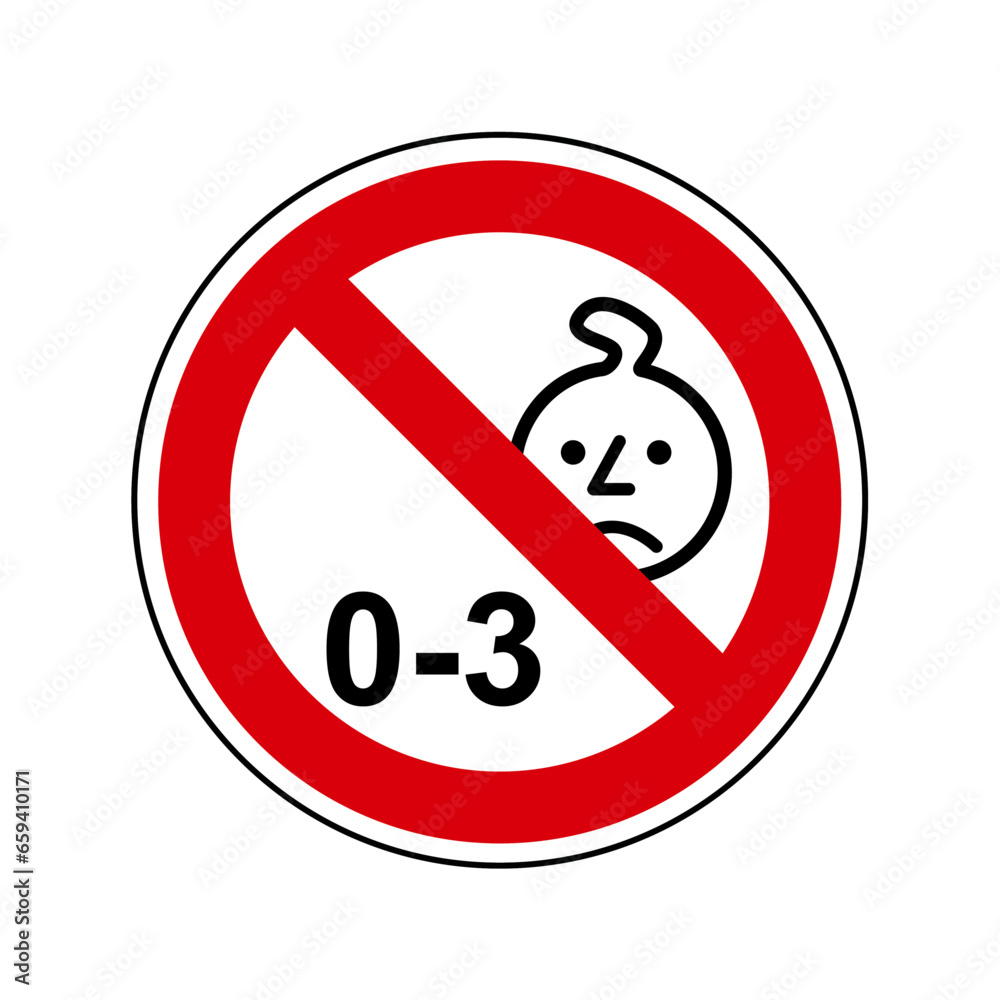 enfant Interdit Panneau signalisation rond rouge enfant Interdit Panneau signalisation rond rouge