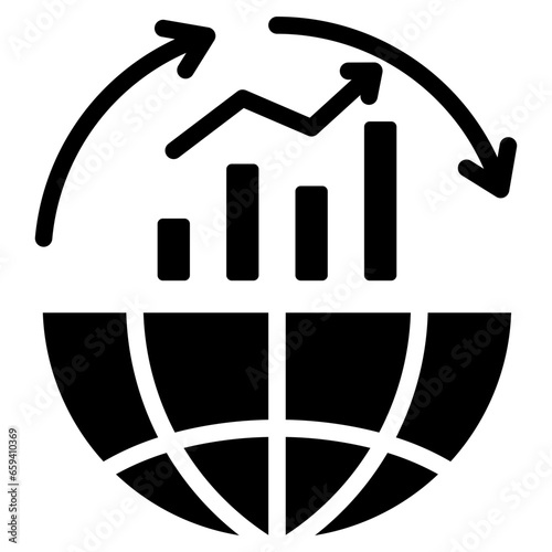 Globalization Glyph Icon