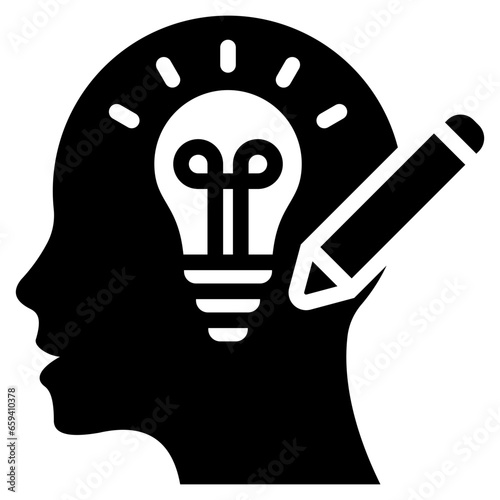 Conceptualization Glyph Icon