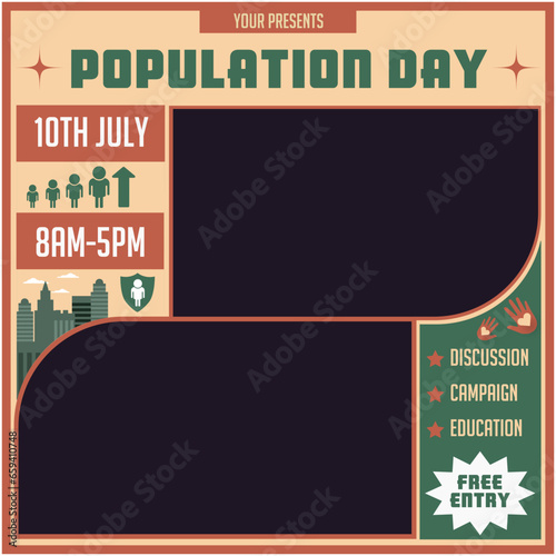 Population Day Socials Media
