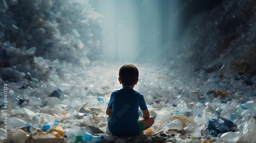 Looking at a room full of garbage after the war destroyed his city, the ...