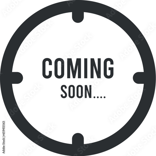 Free vector coming soon teaser background 