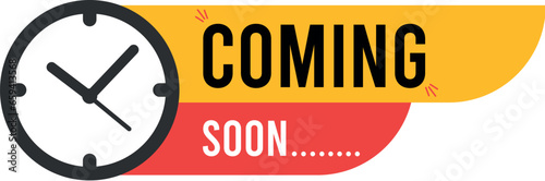 Free vector coming soon teaser background 