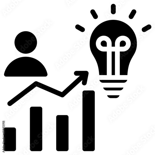 Entrepreneur Glyph Icon