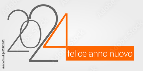 felice anno nuovo - buon anno 2024	