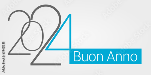 felice anno nuovo - buon anno 2024	