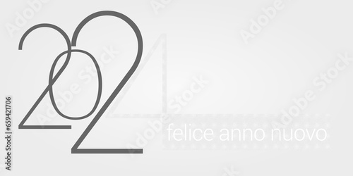 felice anno nuovo - buon anno 2024	