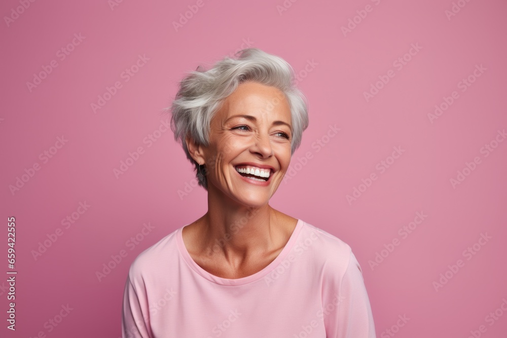 Mature woman smile happy face portrait Mature woman smile happy face portrait